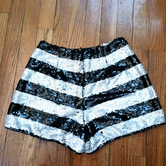 Sequin shorts size sm - Picture 2 of 2